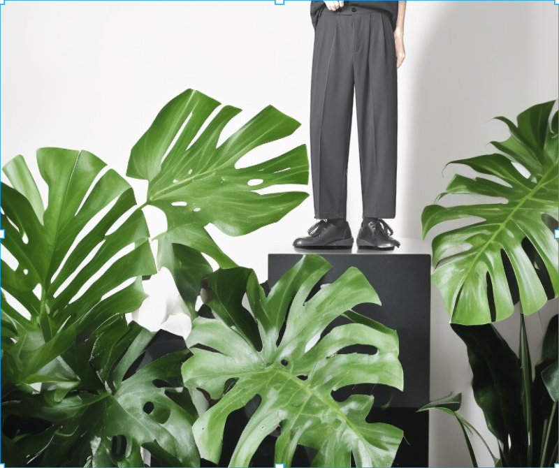 メンズワイドパンツ