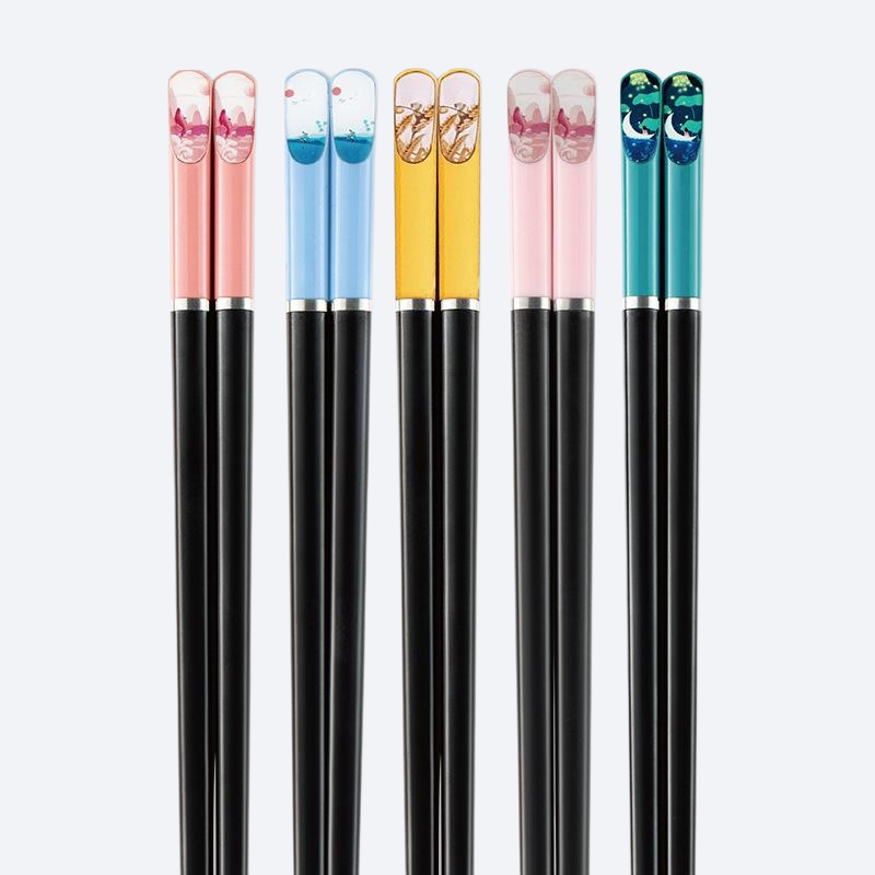 耐高温多色オプション合金箸セット