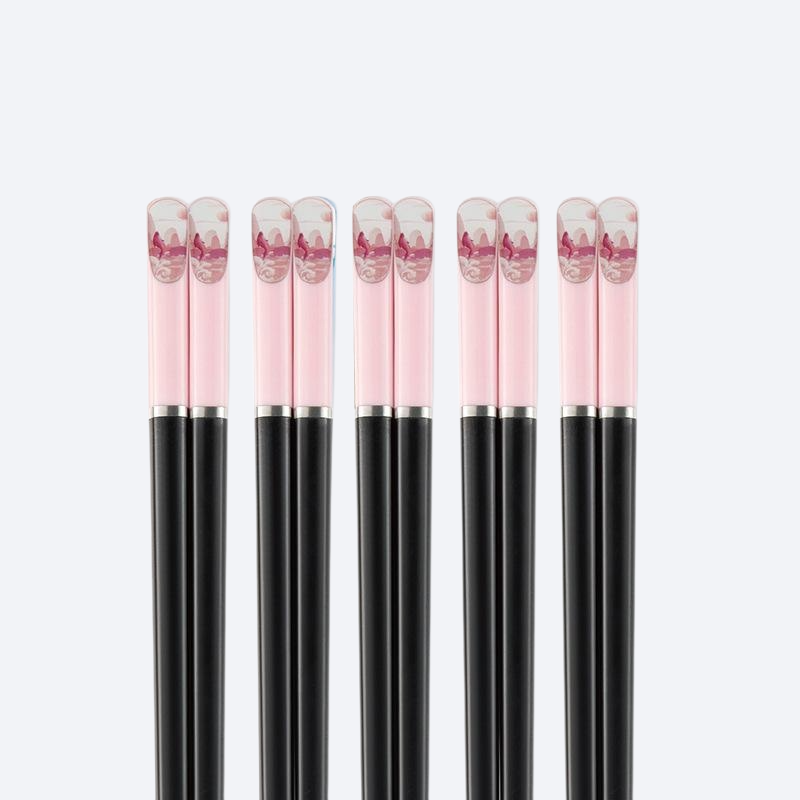 耐高温多色オプション合金箸セット