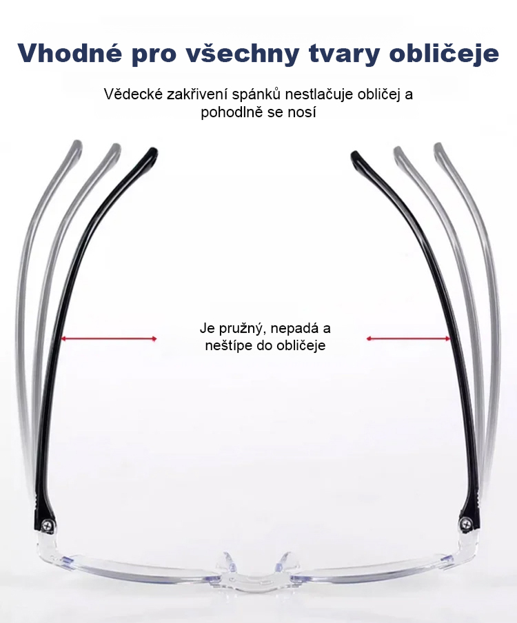 Univerzální brýle s funkcí změny barvy