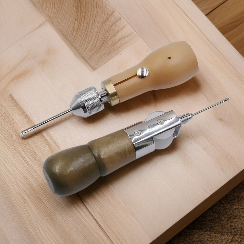 ハンドミシン DIY レザークラフト 植物タンニンなめし革ツール 裁縫 裁縫錐 ダイヤモンドカット ハンドミシンライン
