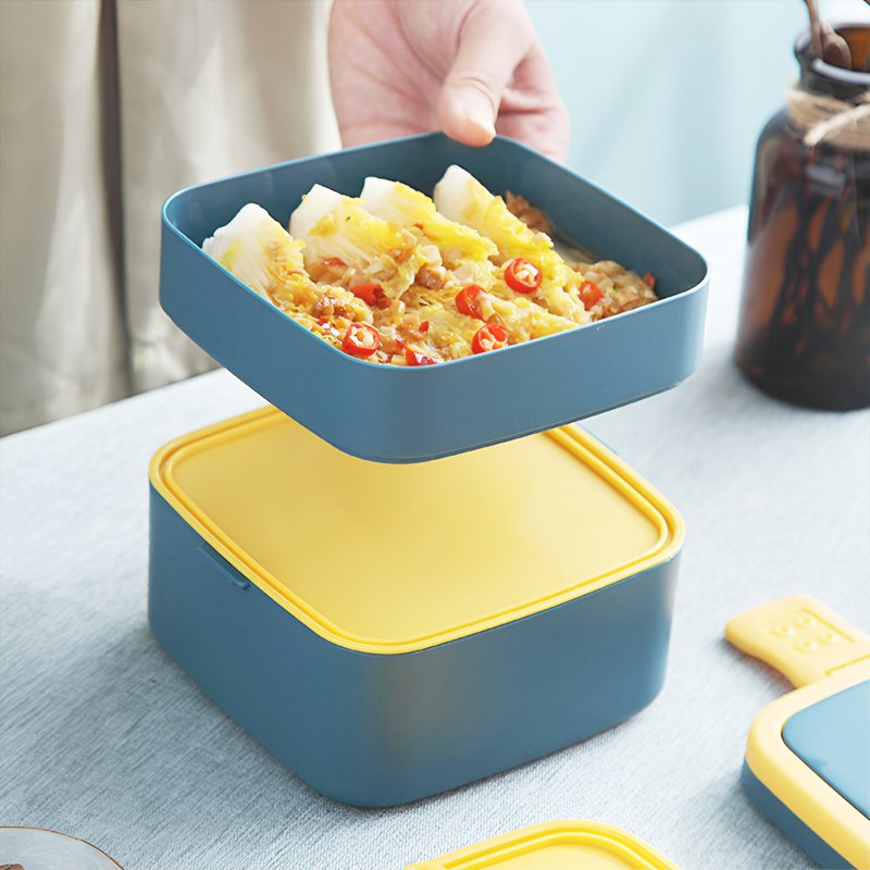 2段式ハンディ―弁当箱