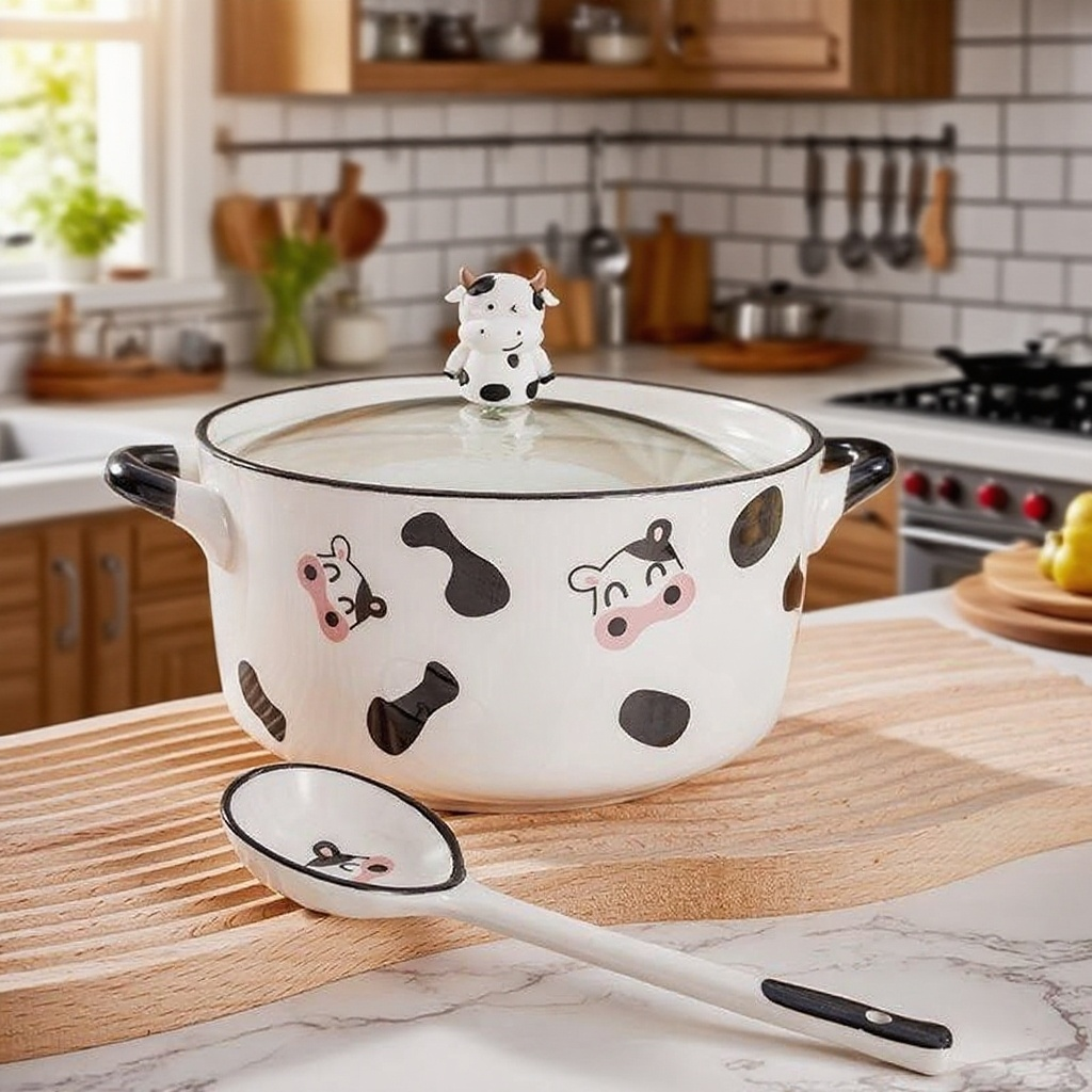 소 세라믹 인스턴트 라면 그릇