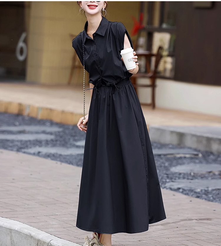 夏の新作レディーストップスとスカートセット