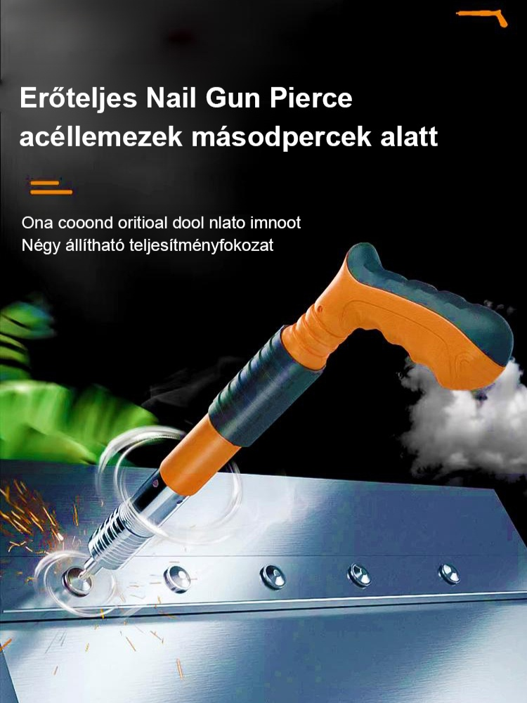 Kézi hangtompítós szögbelövő pisztoly