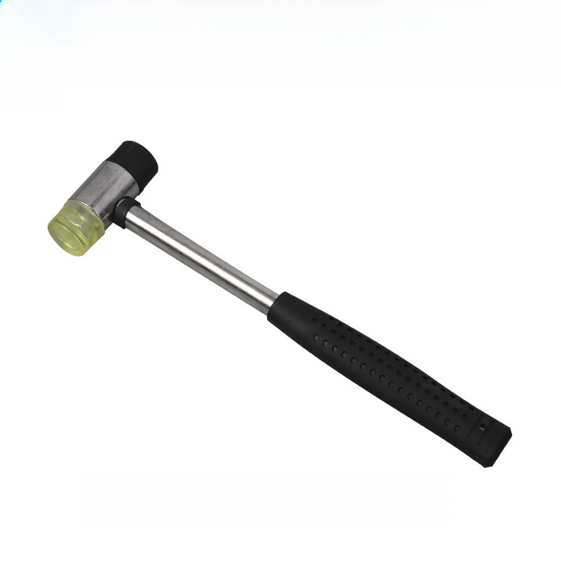 Rukojeť přívodní ocelové trubky vyměnitelná hlava průměr 25MM gumové instalační kladivo