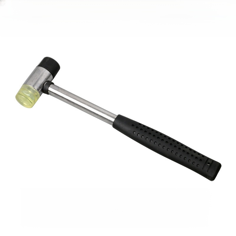 Rukojeť přívodní ocelové trubky vyměnitelná hlava průměr 25MM gumové instalační kladivo