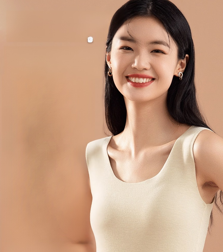 Heat storage and temperature locking double pocket warm vest