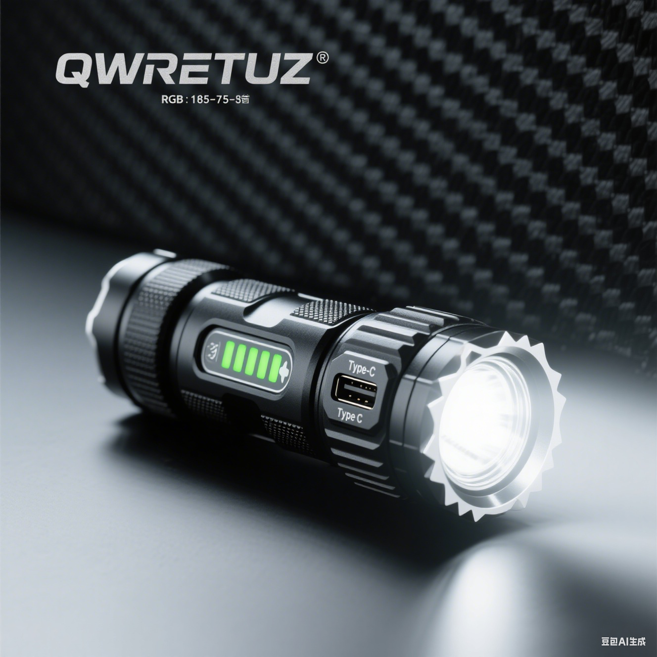 Linterna de autodefensa de doble arco