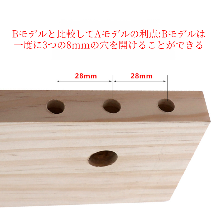 3 in 1 木工パンチロケーター 丸型木製ほぞ 2 in 1 パンチ 木工ツール ボード 家具穴開け器