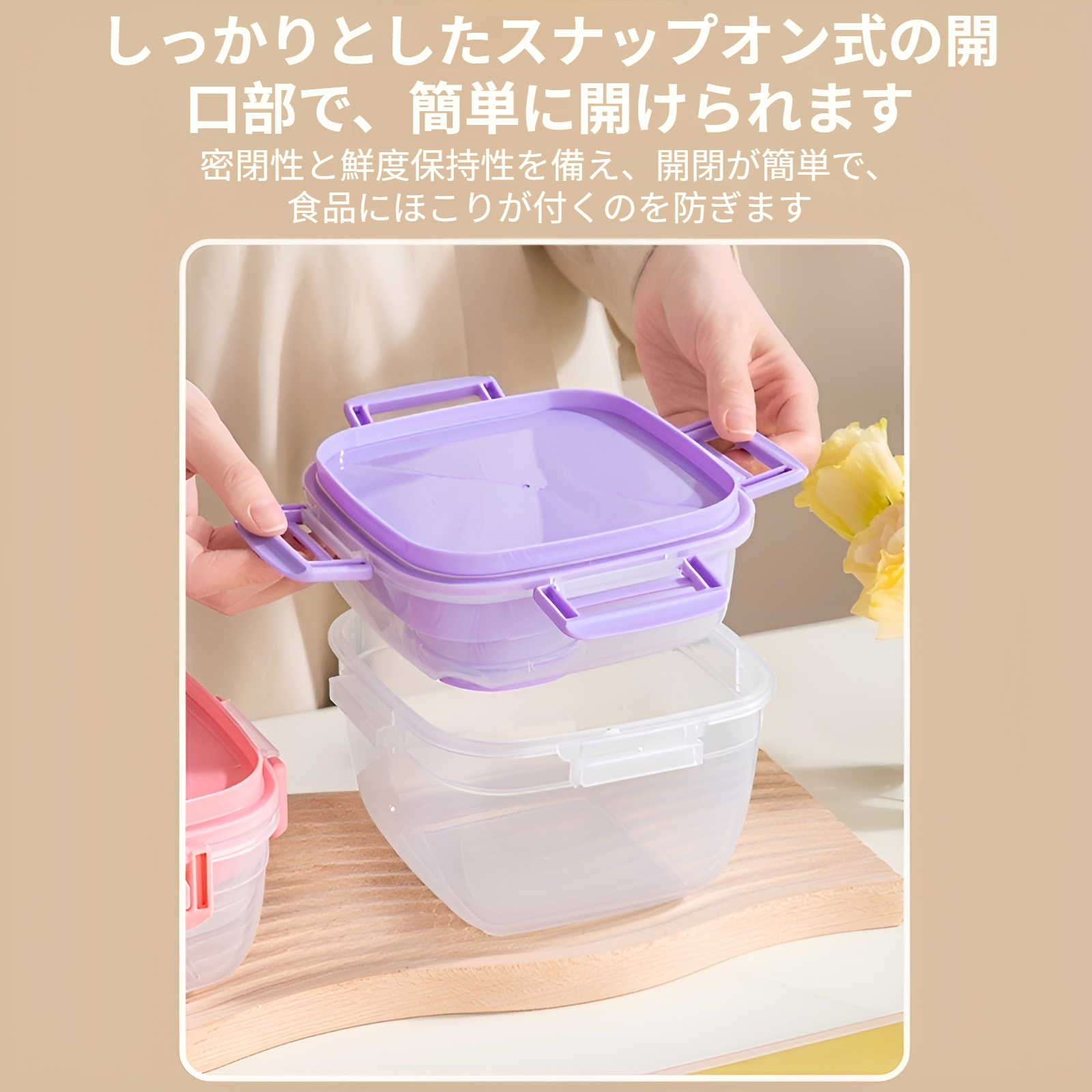 加熱弁当箱食品グレード電子レンジ専用オフィスワーカー弁当箱二重層大容量フレッシュフルーツ弁当箱