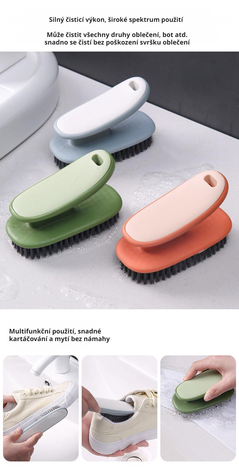 Čistící kartáč vhodný pro koupelnu a kuchyň