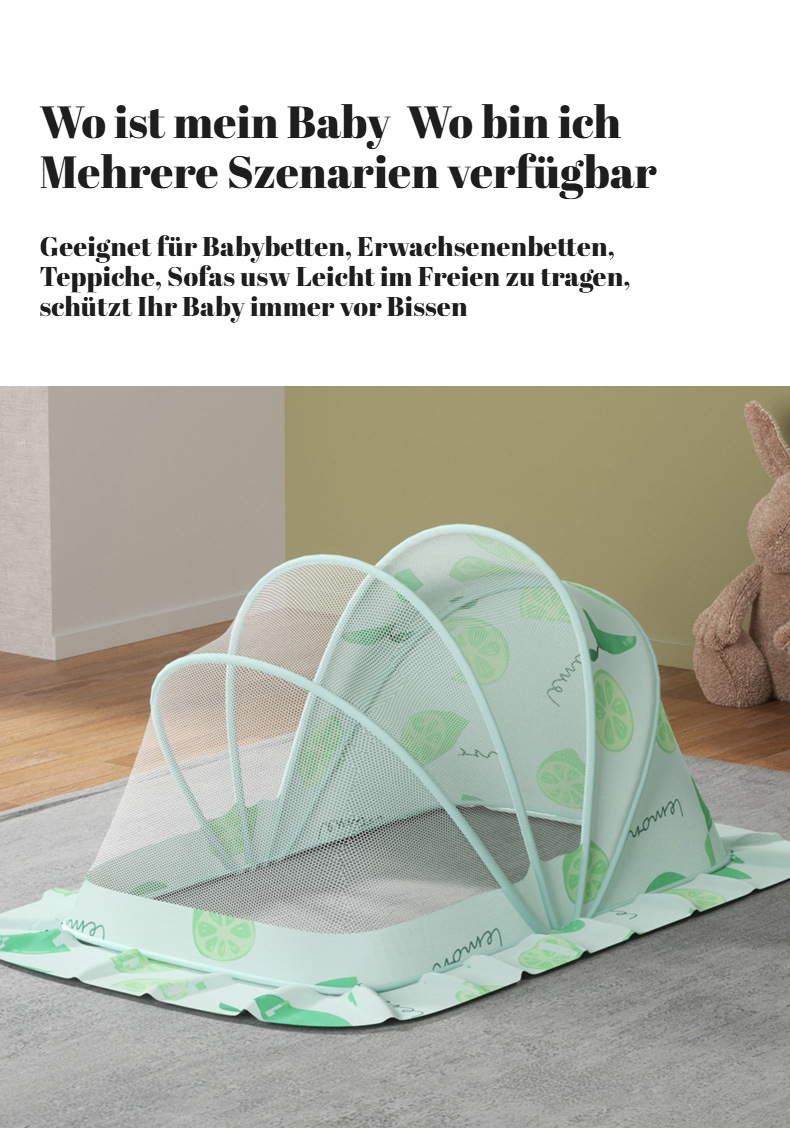 Baby-Moskitonetz, Abdeckung für Bett, Baby, faltbares Moskitonetz, kostenlose Installation, Kinder-M