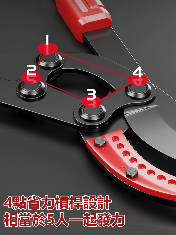 伸縮粗枝剪超大開口