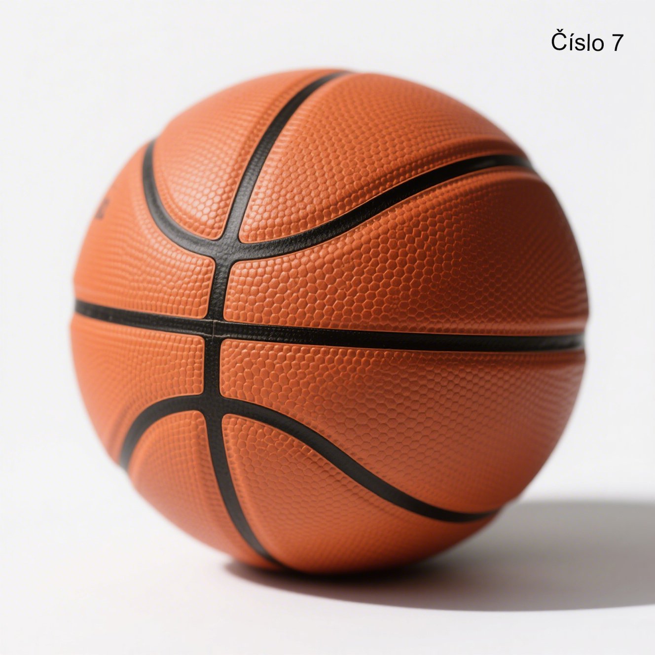 Basketbalový míč při hře