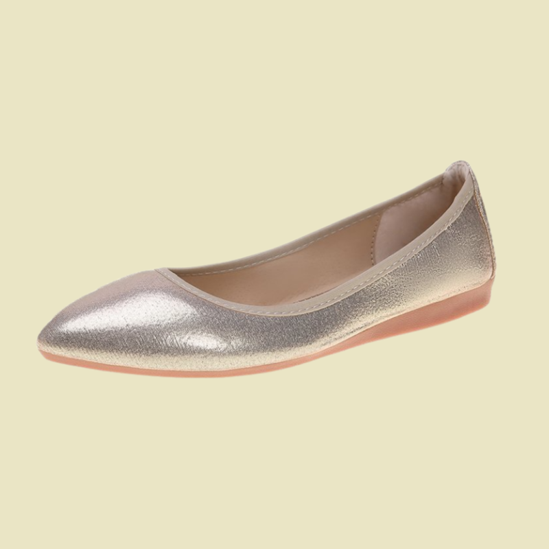 Flat bottomed pointed soft soled women's shoes
