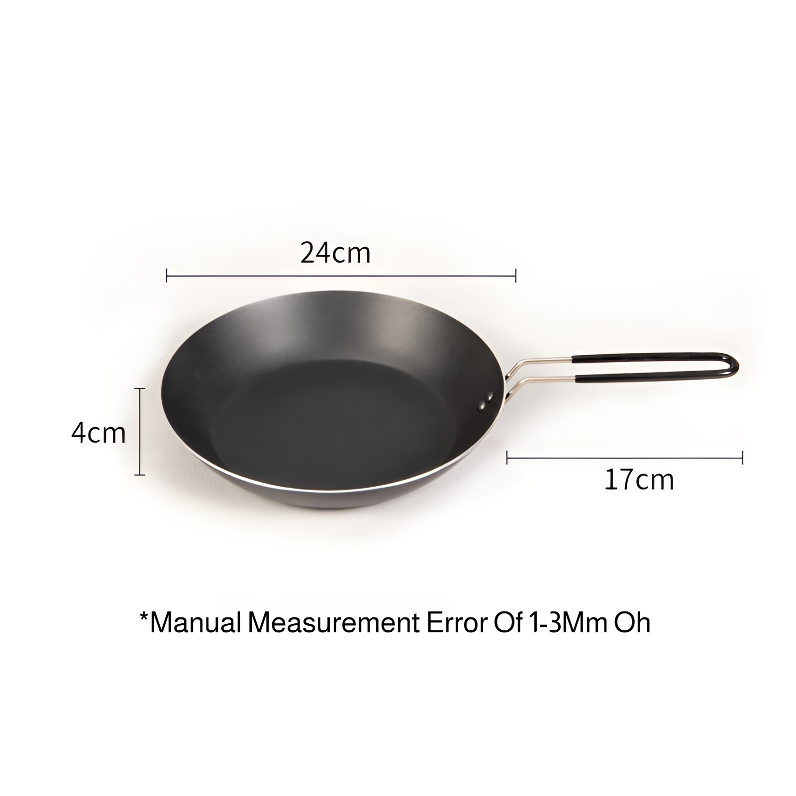 Foldable frying pan outdoor portable flat bottom non-stick pan picnic camping frying pan mountain cl
