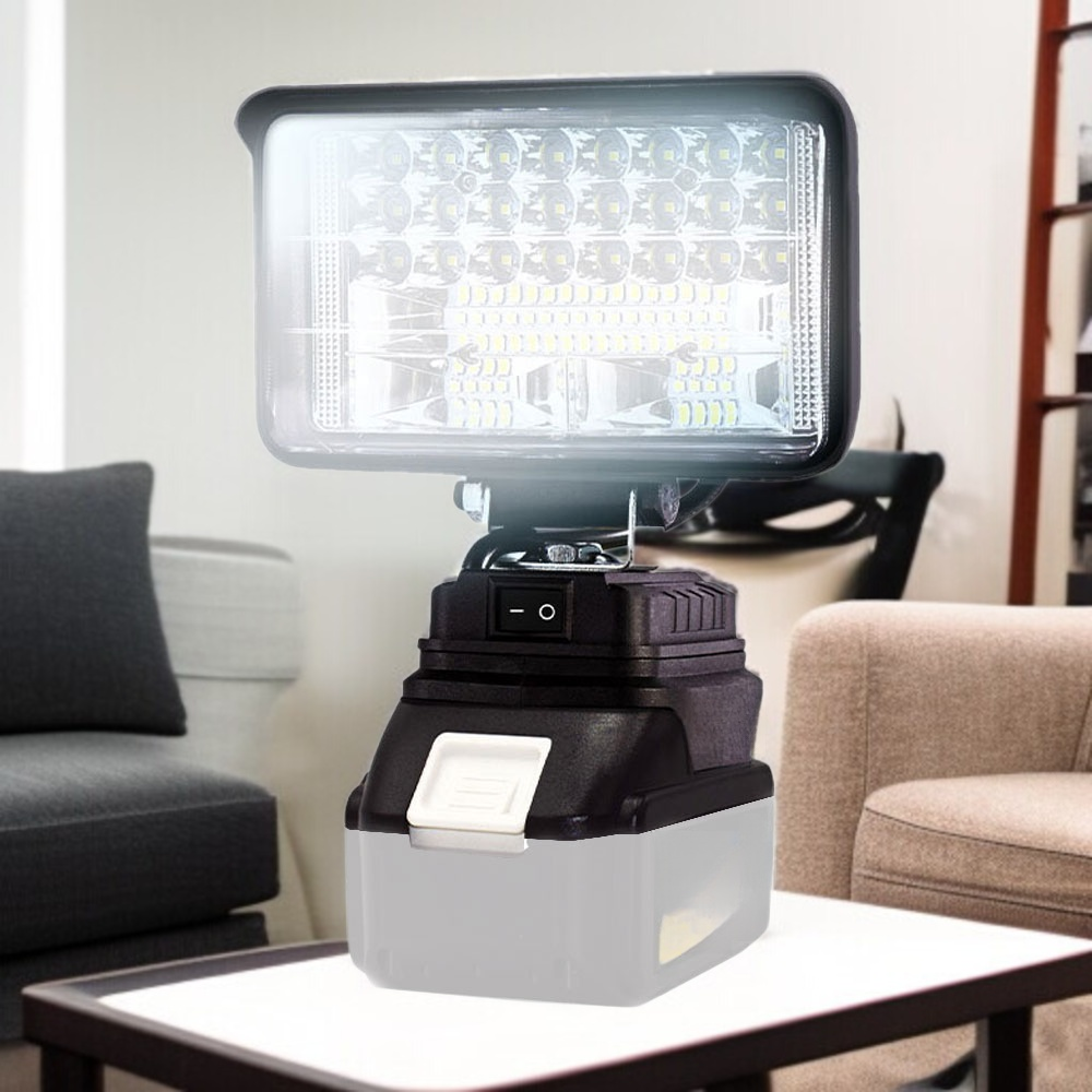 牧田款18V鋰電池工作燈汽車維修燈緊急燈電動扳手照明燈附USB充電