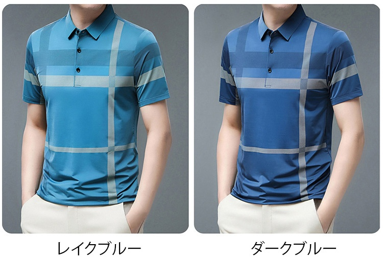 軽量で動きやすい半袖ポロシャツの着用イメージ