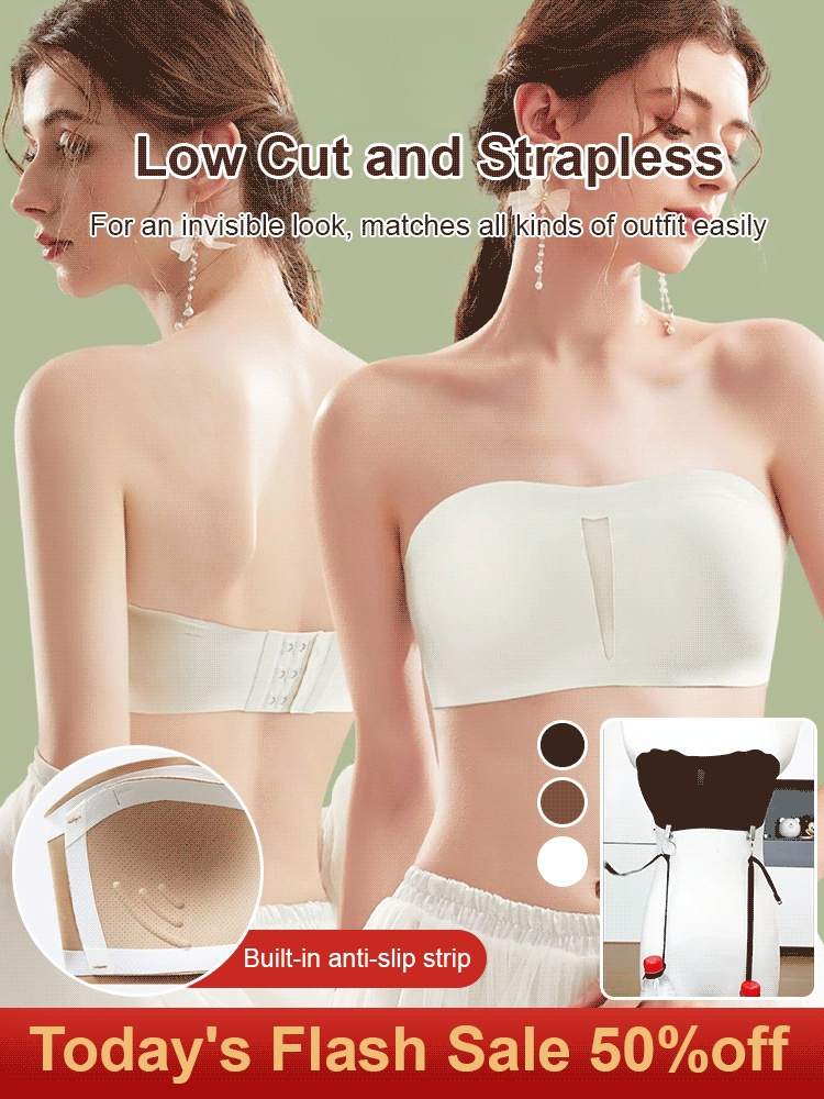 Running and jumping】Mid cut-out jelly stripes bustier