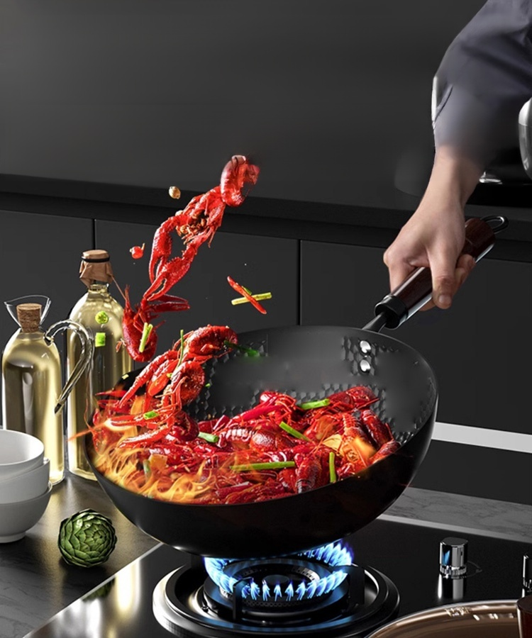 [Unbeschichtetes gesundes Kochgeschirr] Eisenauffrischendes reines Eisen Antihaft-Kochgeschirr