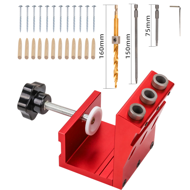 DIY木工プロジェクトで活躍する穴あきガイドツール