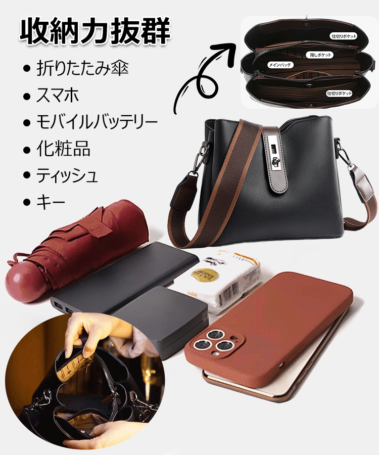 【残り在庫87点、全品80％オフ 】「栃木レザー」純手作りレトロ風バケツバッグ