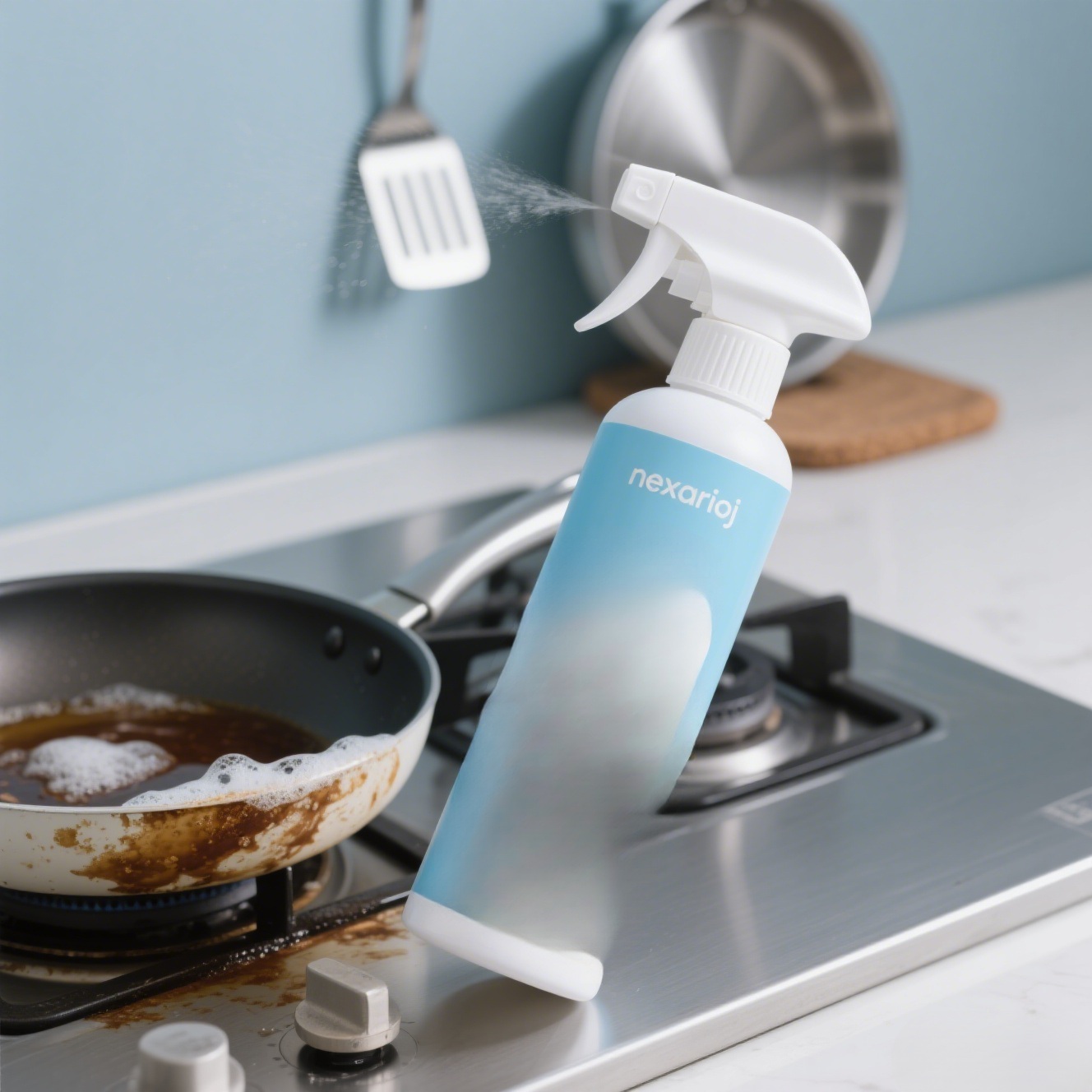 Limpiador profesional de manchas de aceite de cocina para cocinas japonesas