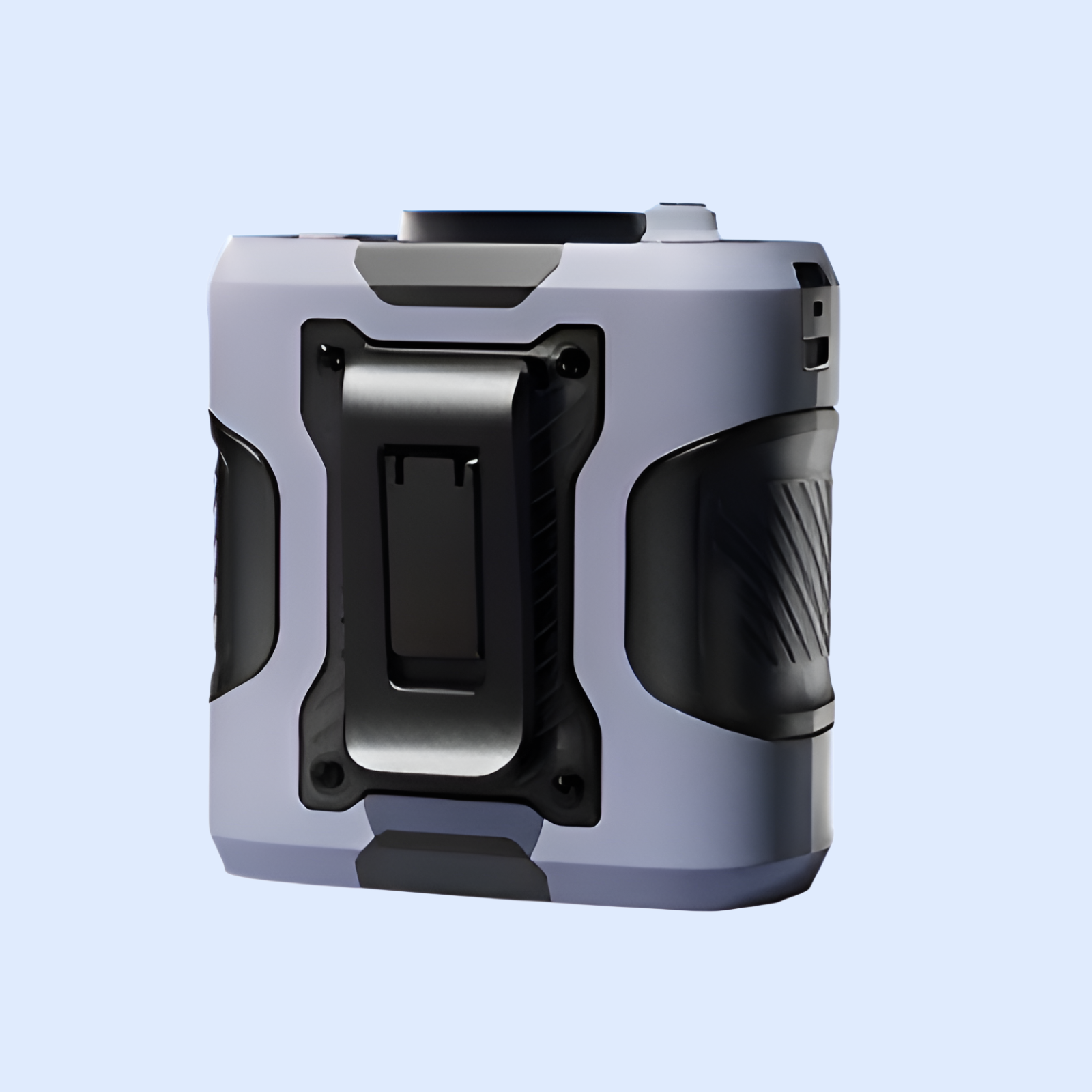 高速腰掛けファン USBポータブルファン 腰にクリップできるファン 屋外工事現場用モバイルバッテリー付き小型ファン @徐若雨