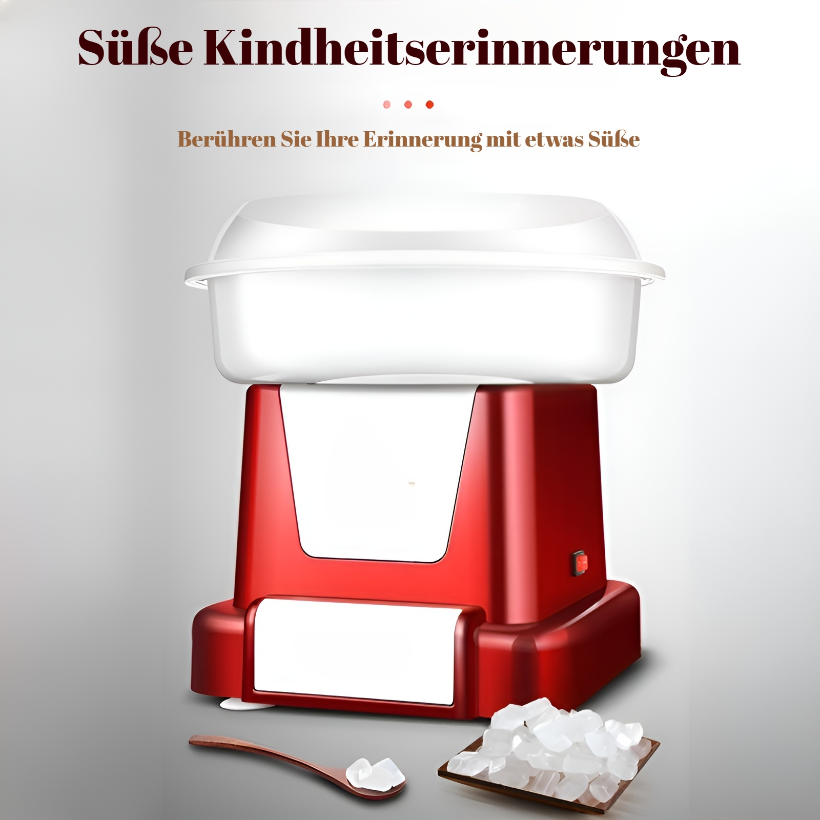 Haushaltszuckerwattemaschine vollautomatische Zuckerwattemaschine für Kinder handgemachter farbiger 