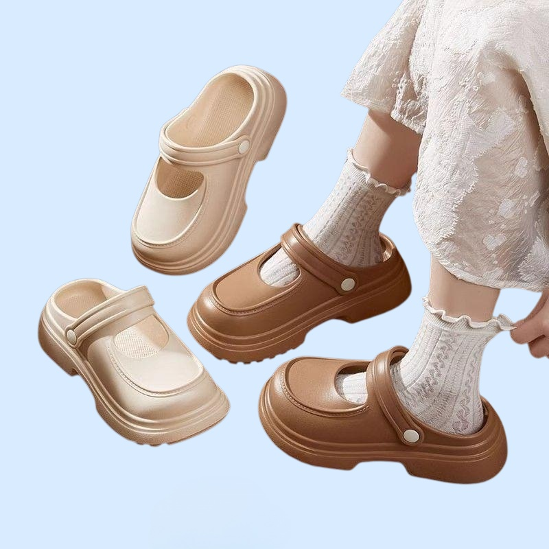 柔らか厚底ビーチサンダル