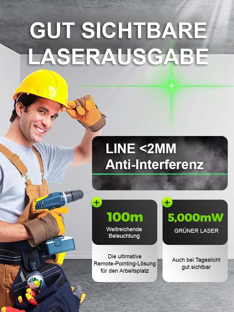 【Ingenieurlaser-Positionierer】Messung der Gebäudeniveaus innerhalb von 300 Metern nahezu fehlerfrei.