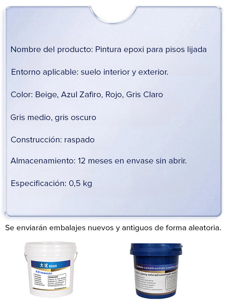 Pintura de piso epóxica de color con aplicación en una sola pasada