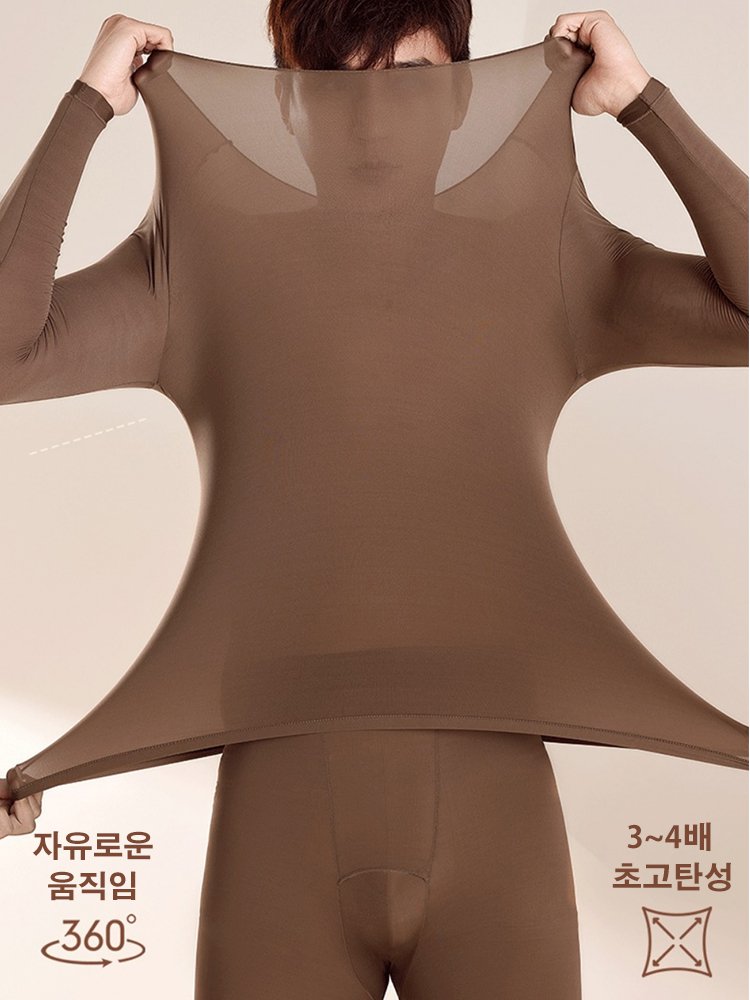 남성 보온 고탄력 노라인 히알루론산 피부 미용 내복