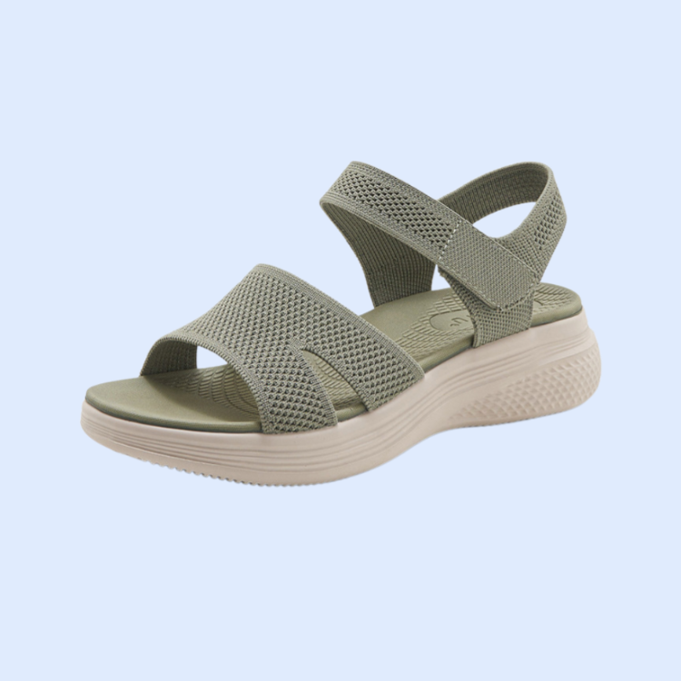 女性用カジュアル厚底サンダル