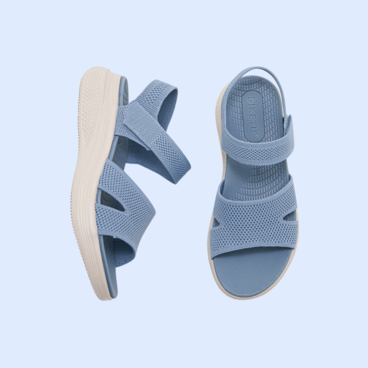 女性用カジュアル厚底サンダル