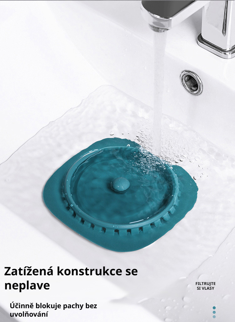 Kryt podlahového odtoku pro hygienickou koupelnu