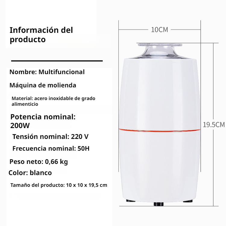 Molinillo seco eléctrico