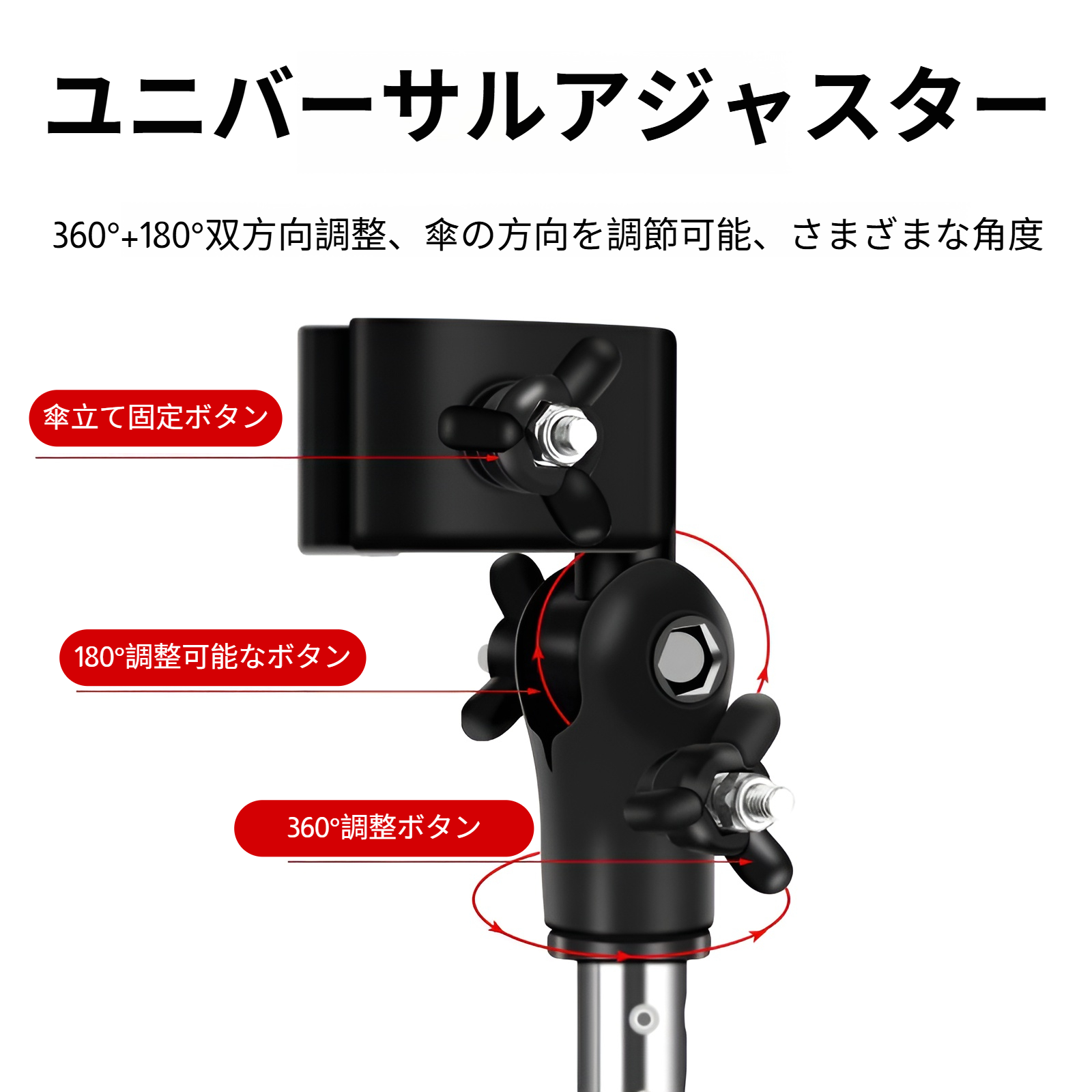 バッテリー付き傘立ての詳細画像