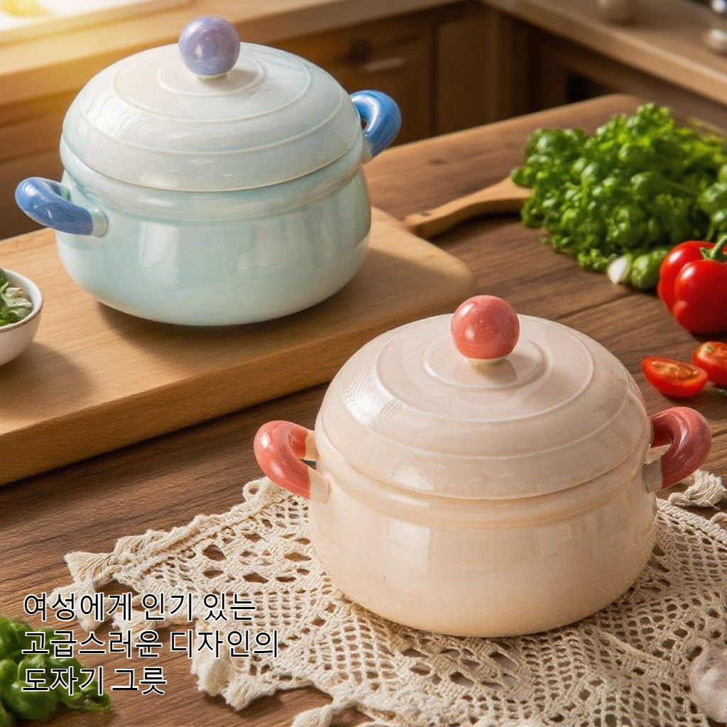 고가 세라믹 인스턴트 라면 그릇