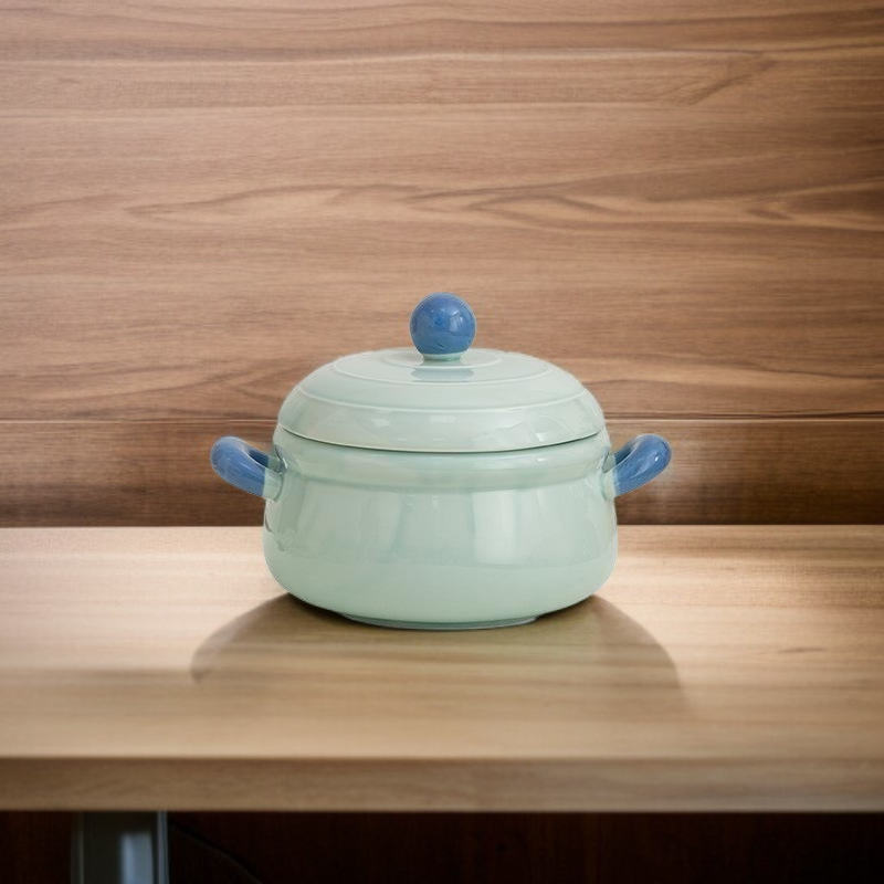 Bowl girls high-value ceramic bowl instant noodle bowl with lid ramen bowl home high-end niche Chaoz