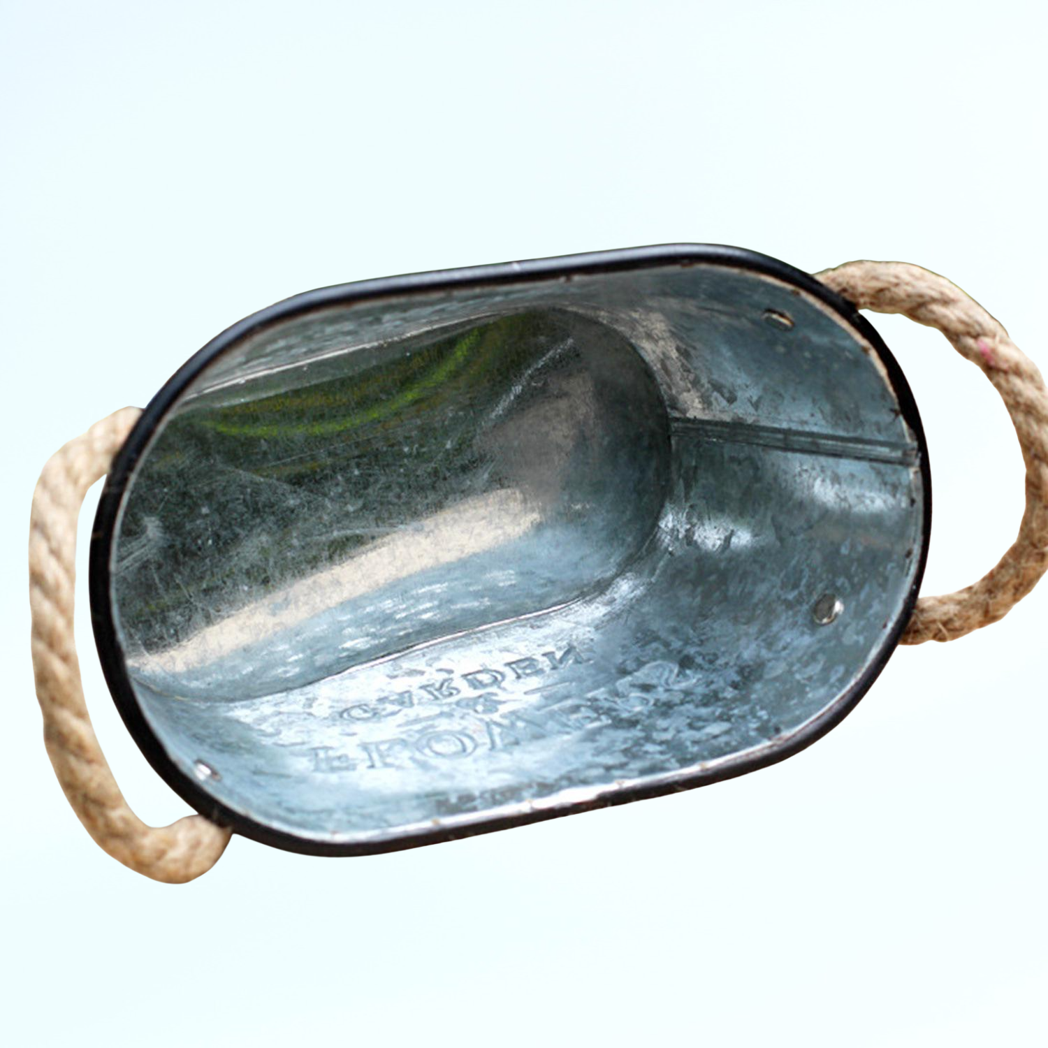 ヴィンテージ風でシンプルなトタン製の多肉植物用おしゃれな小型花器