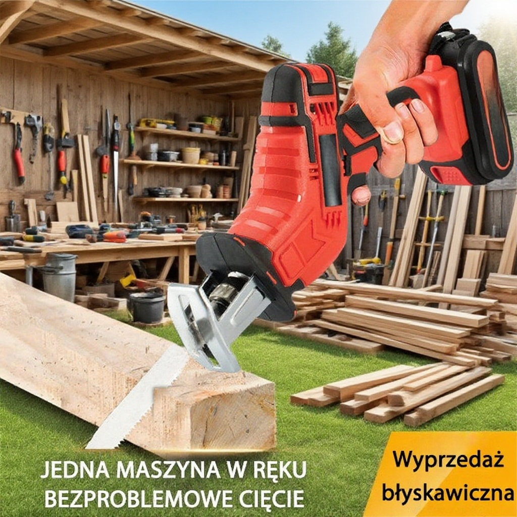 Wielofunkcyjna przenośna piła łańcuchowa na baterie litowe do użytku domowego