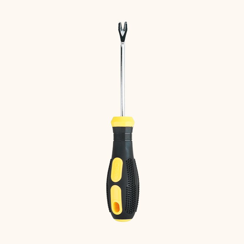 Wear-resistant and durable screwdriver opening nail remover