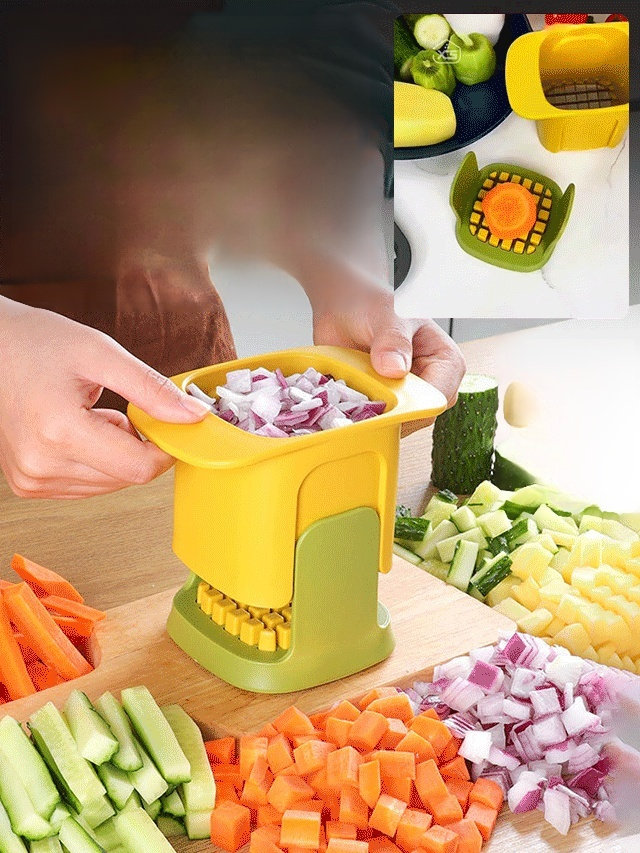Home Gemüseschneider Schneiden von Streifen und Stücken in einer Sekunde