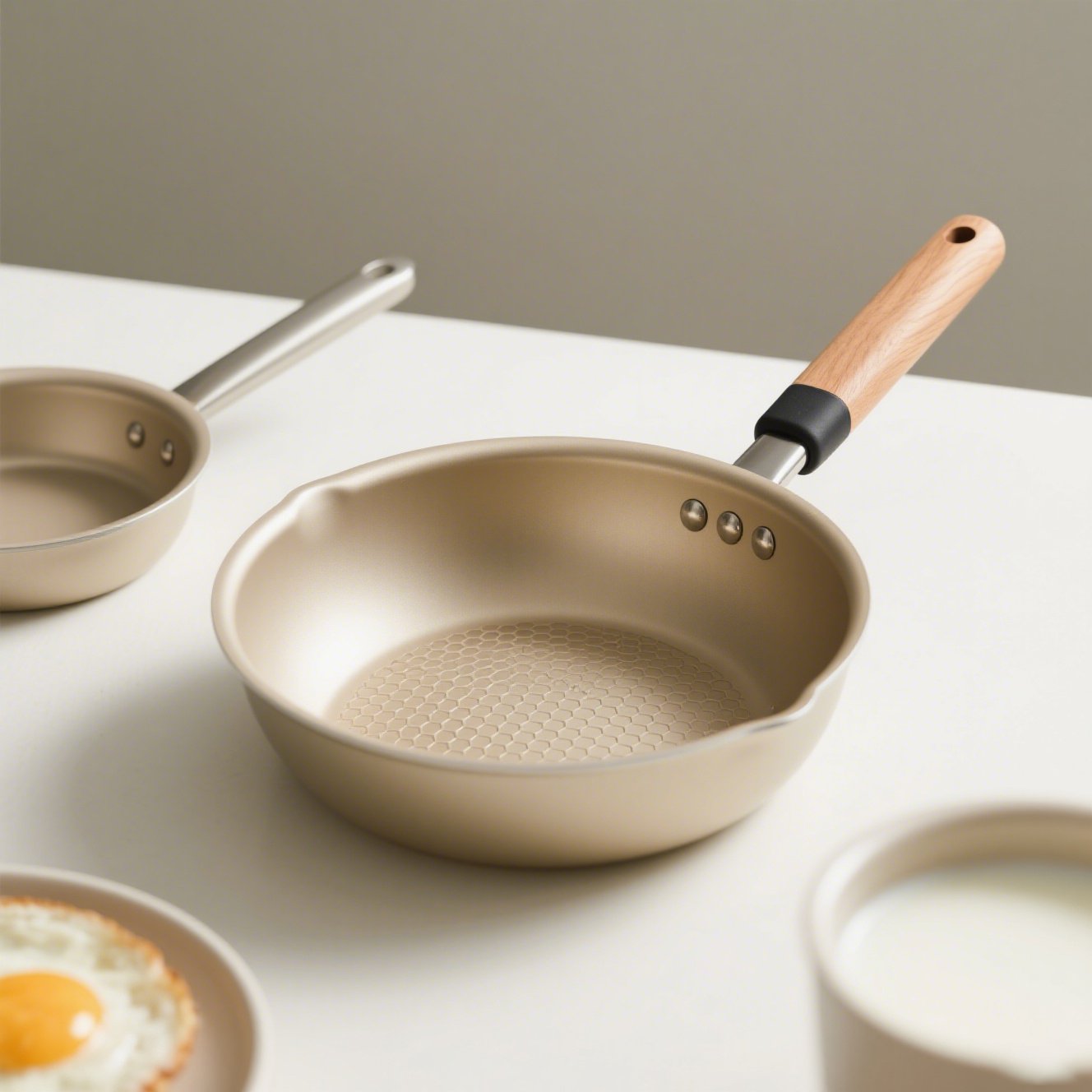 不沾鍋面設計特寫