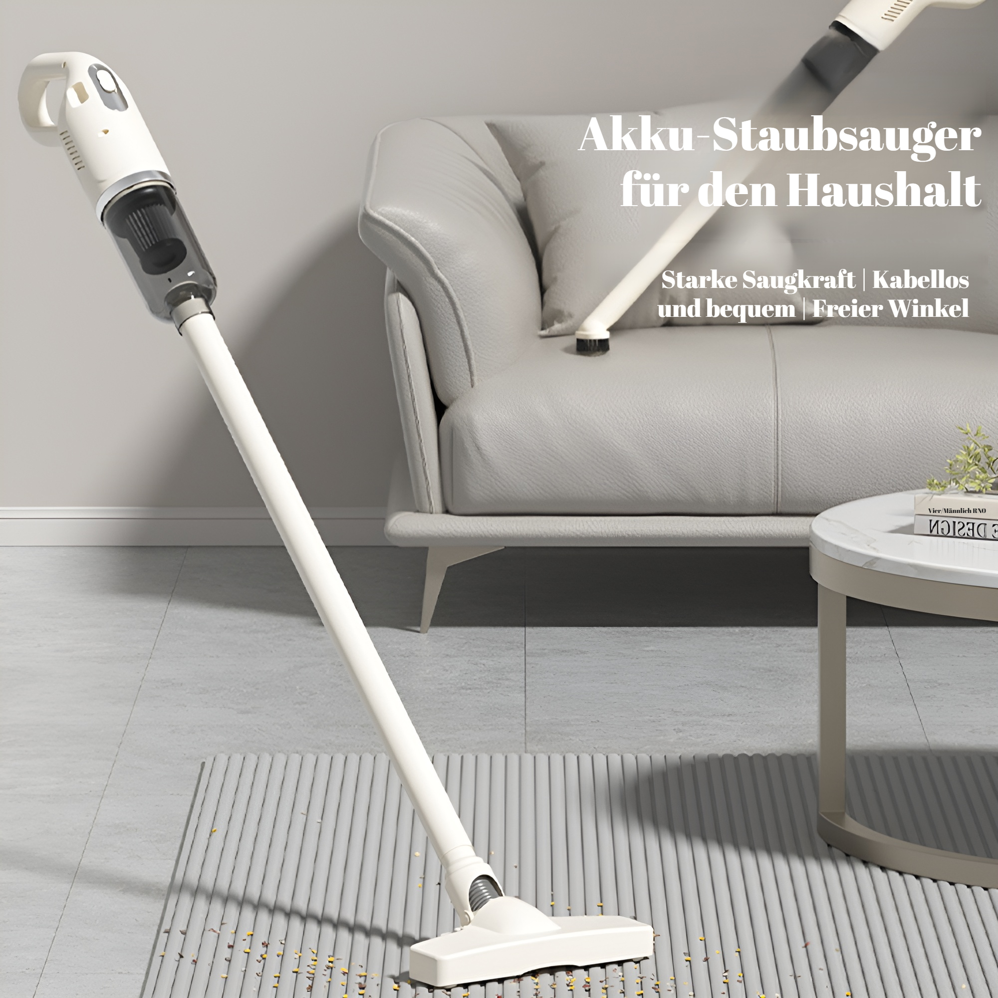 Neuer kabelloser Staubsauger, Nass- und Trockenstaubsauger mit doppeltem Verwendungszweck, handliche