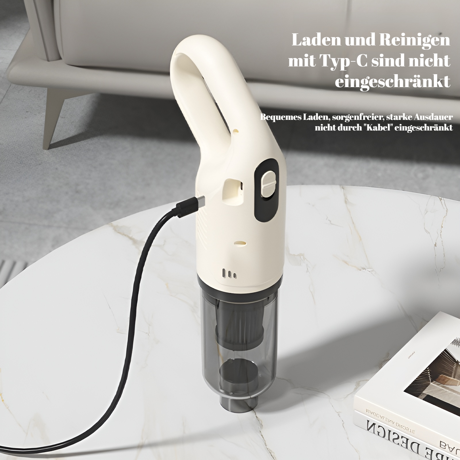 Neuer kabelloser Staubsauger, Nass- und Trockenstaubsauger mit doppeltem Verwendungszweck, handliche