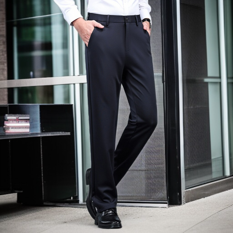 일자핏 솔리드 슬림 비즈니스 정장바지 출근 아이스 무파마 정장 남바지 터치 상의