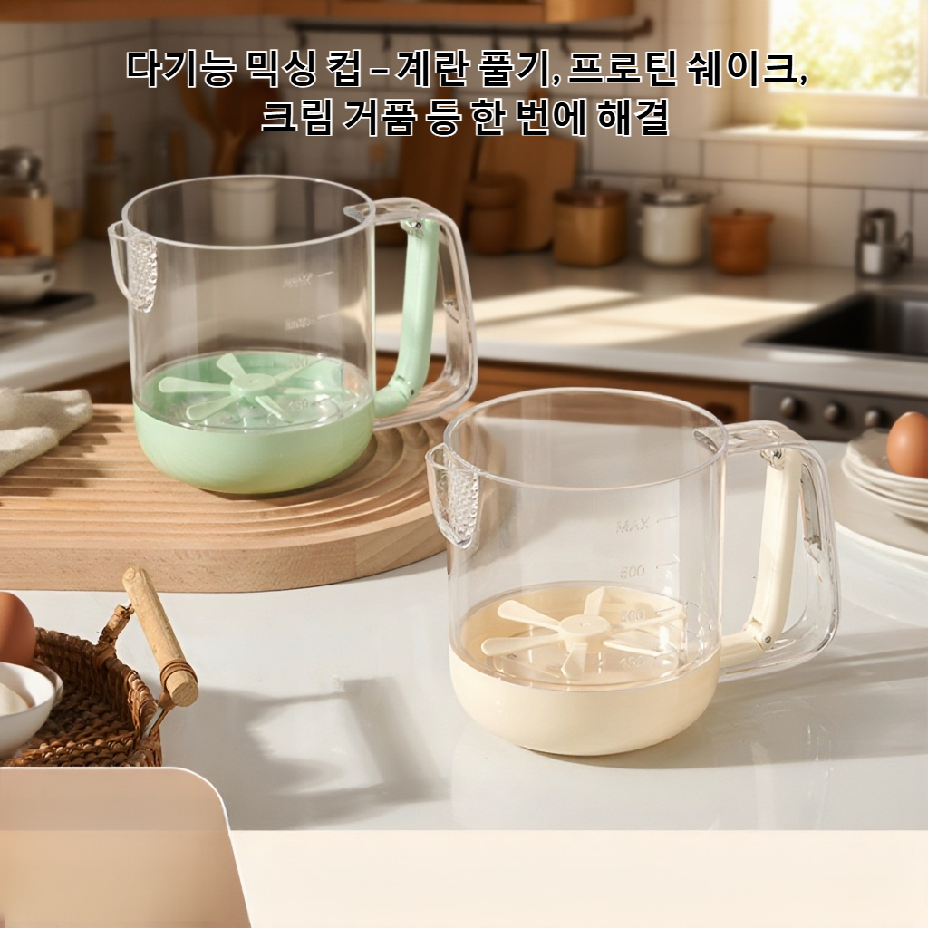 다기능 블렌더 계란 믹싱 컵